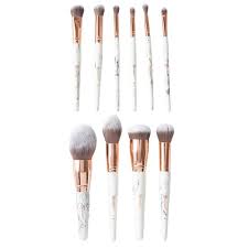 bh cosmetics marble luxe 10 piece brush