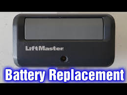 garage opener remote battery