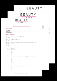makeup consultation pdf easy