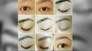 eyebrows after semi permanent make
