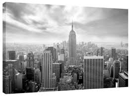 City Skyline Canvas Wall Art Picture