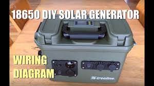 18650 diy solar generator wiring