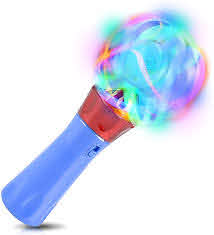 Amazon Com Artcreativity Light Up Orbiter Spinning Wand 7 Inch Led Spin Toy With Batteries Included Great Gift Idea For Boys Girls Toddlers Fun Birthday Party Favor Carnival Prize Colors May Vary