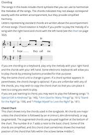 Chord Charts For Handbells Singing Time Ideas Lds