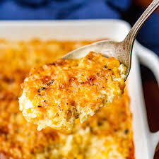 baked creamed corn cerole without