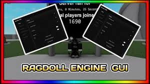 Today video about ragdoll engine gui with many features like bomb all trigger mines invisible map invisible all and many others. Skippytv