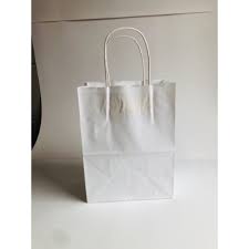 cord handled paper gift bags white 8