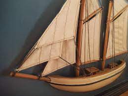 Vintage Sail Boat Schooner 3d Wall