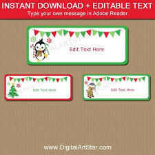 / 32+ christmas label templates. Editable Christmas Address Labels Christmas Gift Tags Printable Christmas Labels For Presents To From Stickers Holiday Address Stickers By Digital Art Star Catch My Party