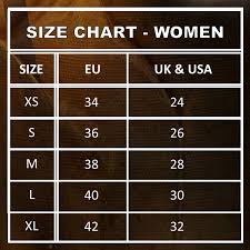 Size Chart Moontribe Fashion