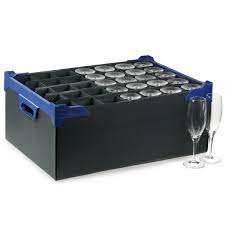 Stacking Champagne Glass Storage Boxes