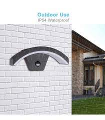 Laside Outdoor Led Wall Lights With Pir