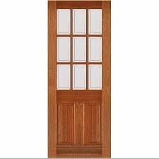 Finished Wooden Half Panel Door At Best