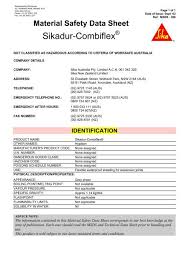 material safety data sheet