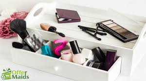 tips to organize makeup drawer by the