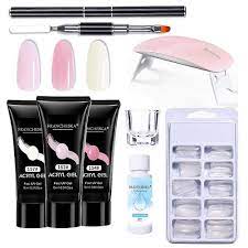 manicure tools acrylic poly extension