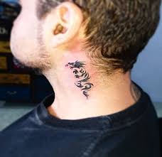 Another neck tattoo for men, apparently there's something about goatees and demonic neck tattoos here. Neck Tattoo For Men And Women 5000 Designs