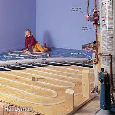 hydronic radiant floor heating works