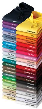 45 Colours To Choose In Many Different Hoody Styles