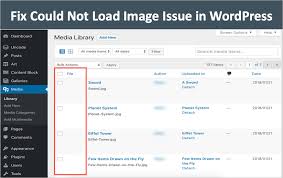 fix wordpress a library not showing