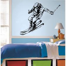Ski Wall Decal Winter Sports Bedroom