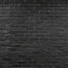 Faux Brick Wall Black Panel Bm3700