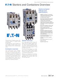 Eaton Starters And Contactors Overview Manualzz Com