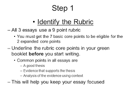 Detailed Rubric