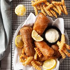 beer battered fish chew out loud