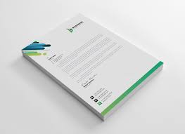 The designer uses these as building blocks for creating a more interesting geometric design, which they use to embellish the letterhead, business cards and other items in their stationery. Best Corporate Letterhead Design Template 002165 Template Catalog