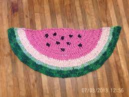 watermelon rag rug pattern by elecia cooper