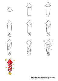 fireworks drawing how to draw