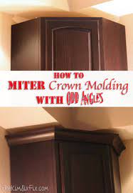 how to miter crown molding at any angle
