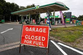 petrol shortage bp blames panic ing