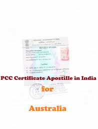 pcc apostille for australia