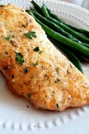 baked salmon with mayo parmesan herb