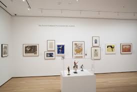 Installation view of the exhibition "Stage Pictures: Drawing for  Performance" | MoMA