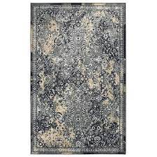 distressed area rug