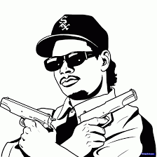 Free coloring sheets to print and download. Eazy E Coloring Pages Rapper Art Hip Hop Art Drawings