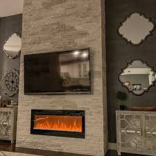 Stacked Stone Fireplace Photos