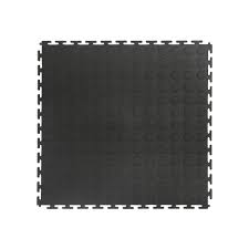 6 pack black interlocking rubber floor