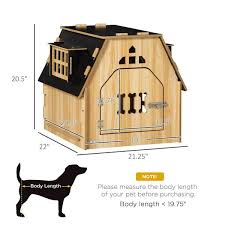 Pawhut Indoor Cottage Design Dog House