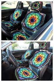 Crochet Car Seat Cover Crochet Car