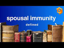 spousal immunity legal term defined