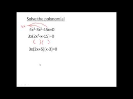 solving 3rd degree polynomials pt 1