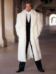 Mens Fur Coat Preppy Mens Fashion
