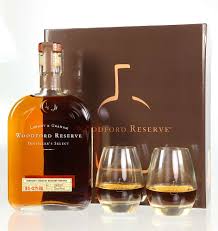woodford reserve with 2 gles