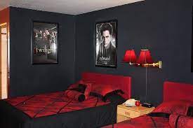 amari rae red bedroom decor