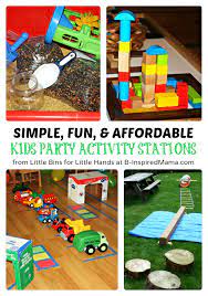 affordable party activities for kids