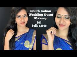 makeup for pattu silk saree south